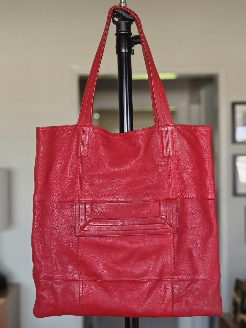 See By Chloe Y2K Red Leather Tote Bag